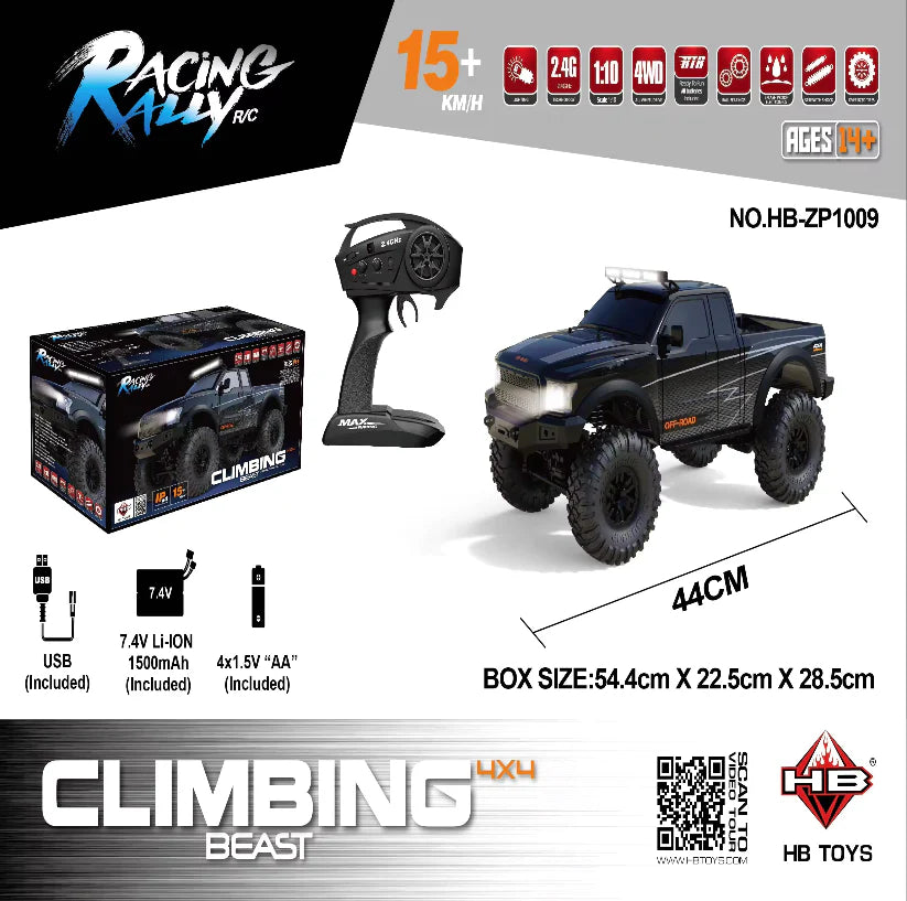 HB Toys ZP1009 1:10 Ford F-150 Raptor 4WD RTR Off-road Rc truck