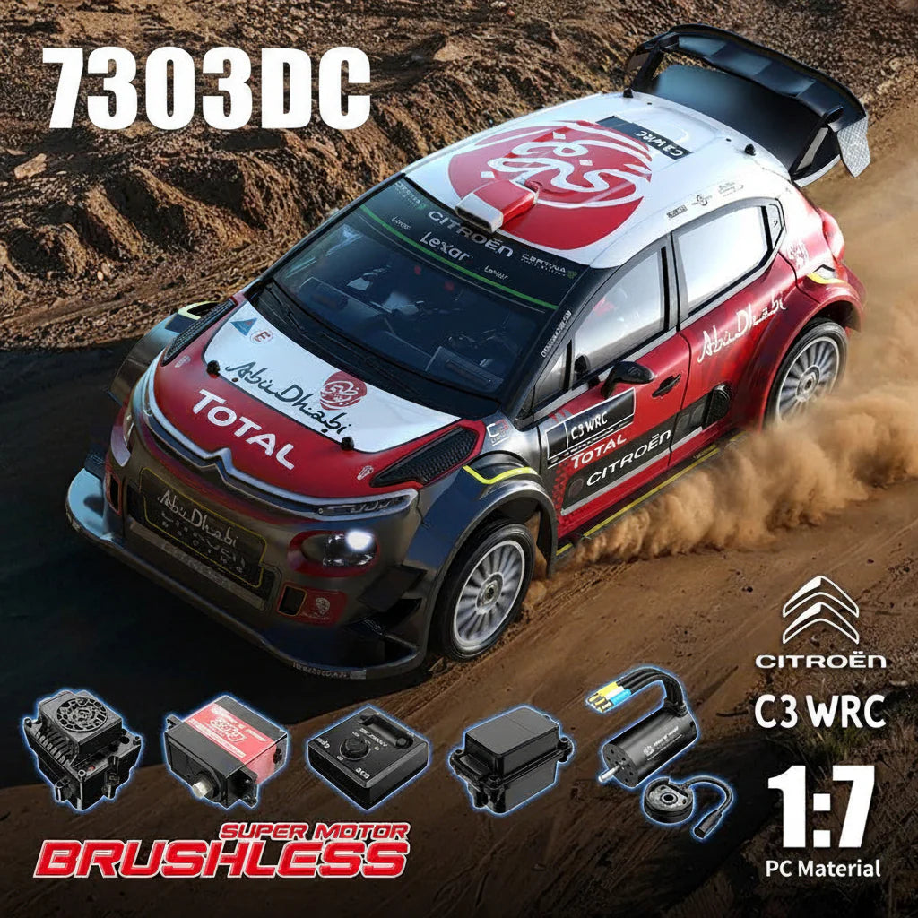 MJX Hyper Go 7303DC 1:7 WRC C3 RC Car