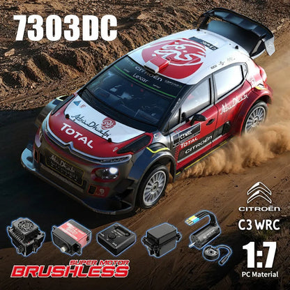 MJX Hyper Go 7303DC 1:7 WRC C3 RC Car