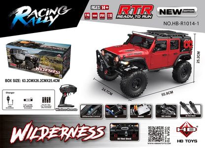 HB Toys R1014-1 1:10 4WD Rock Crawler RC Car with Electronic Differential Lock