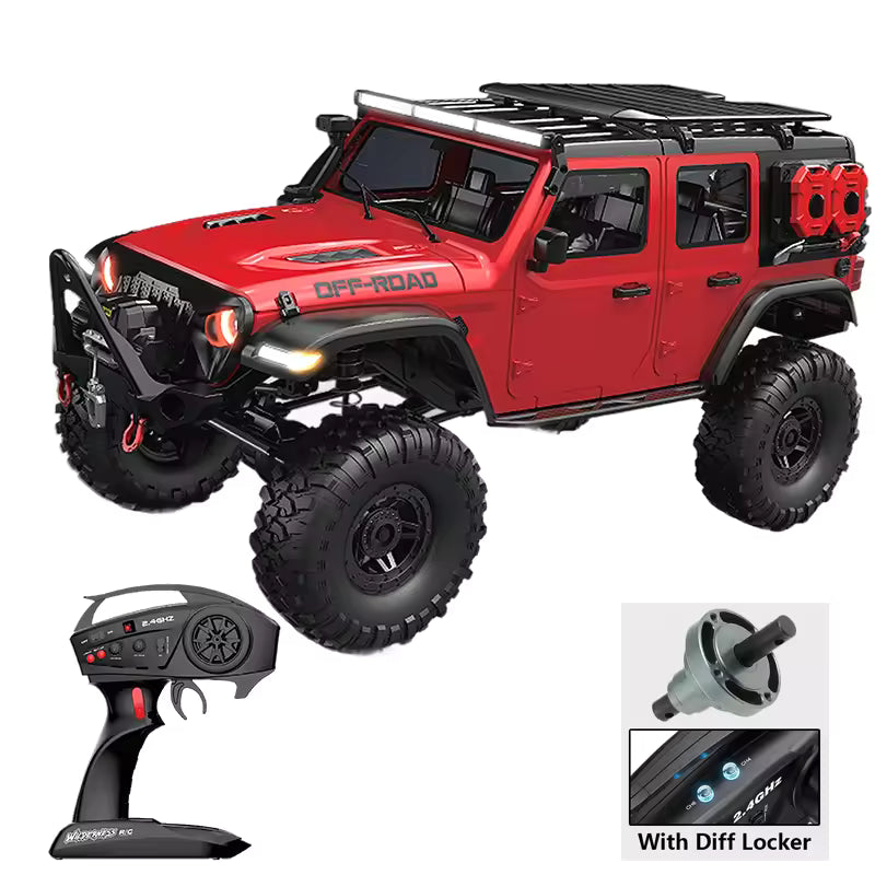 HB Toys R1014-1 1:10 4WD Rock Crawler RC Car with Electronic Differential Lock