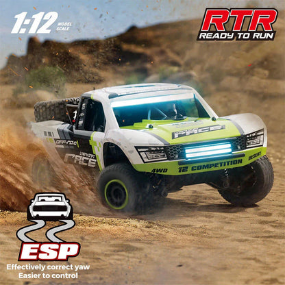 HB Toys RD1202-1 Green 1:12 Off Road 4WD RC Rally Truck RTR 40km/h