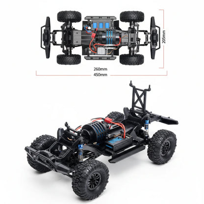 HB Toys ZP1007 1:10 Toyota FJ Cruiser Blue 4WD RTR Rc rock crawler
