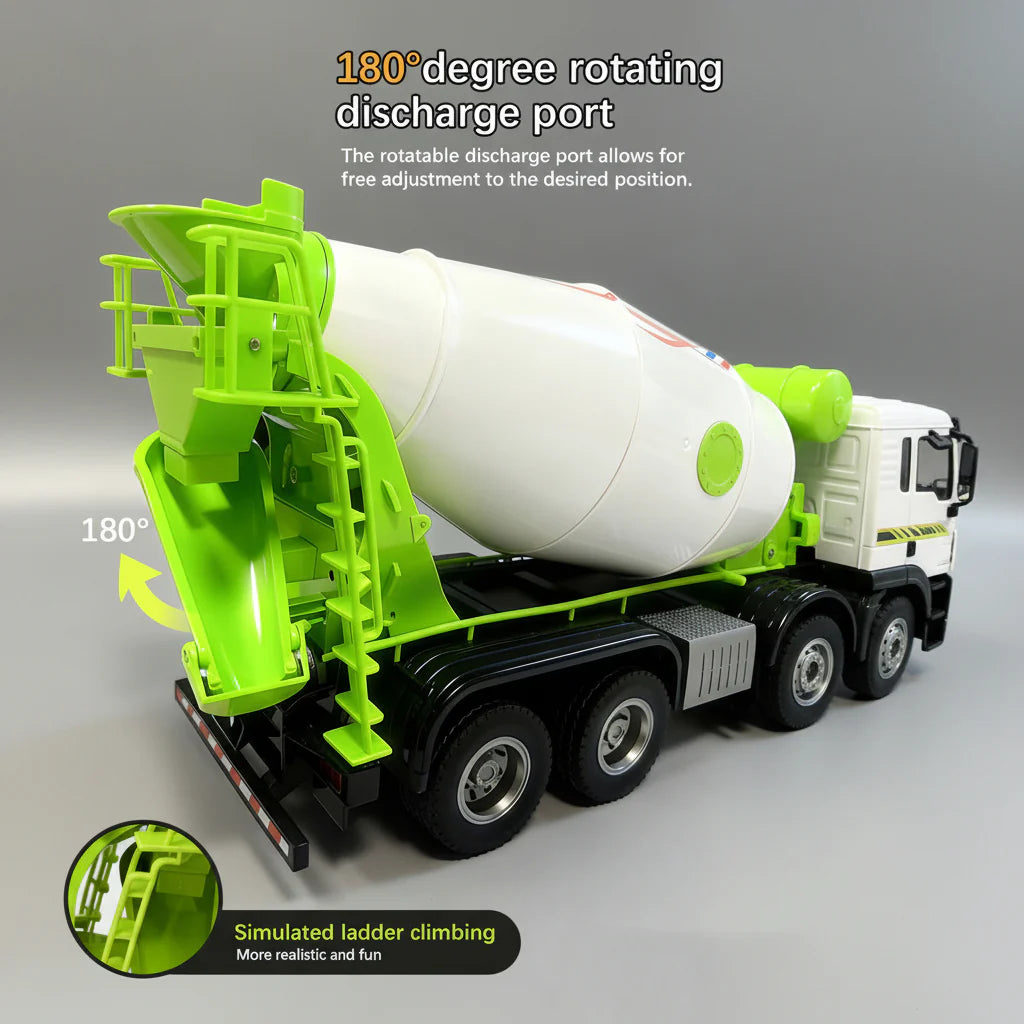 HUINA 1537 1:14 RC Cement Mixer Truck 12CH