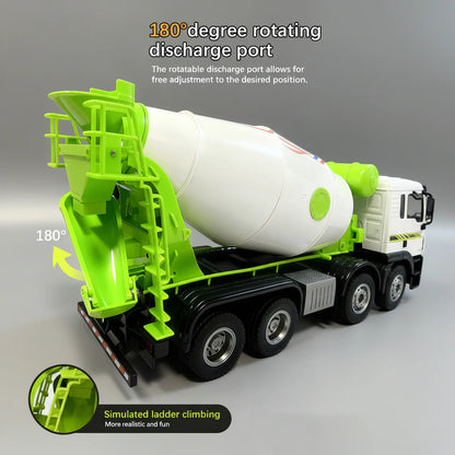 HUINA 1537 1:14 RC Cement Mixer Truck 12CH