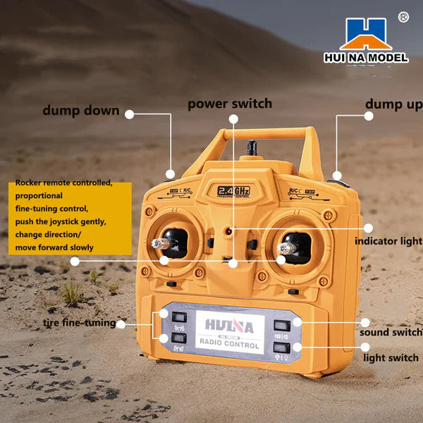 Huina 1536 1:14 RC Dump Truck