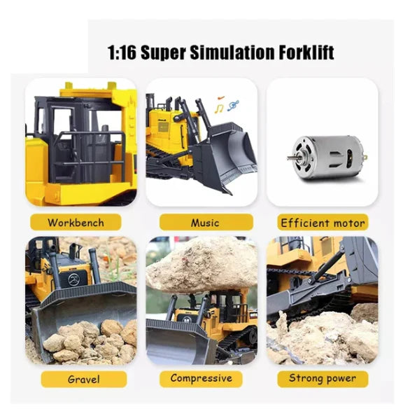 Huina 1554 RC Bulldozer 2026 Model