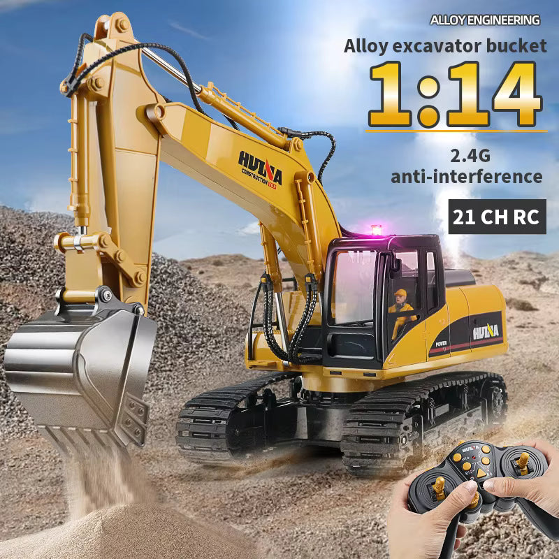 Huina 550HD 1:14 Excavator 21 Channel Version 2 Construction RC