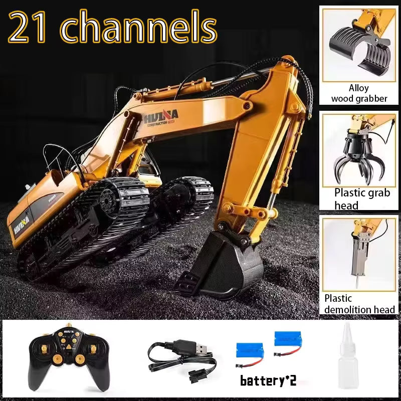 Huina 550HD 1:14 Excavator 21 Channel Version 2 Construction RC