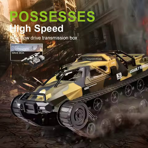 JJRC C8812 MAX 1:12 RC Tracked Drifting Off-Road Vehicle 360° Rotation