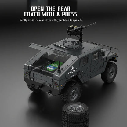 JJRC C8835 1:16 4WD RC Military Jeep with LED Lights