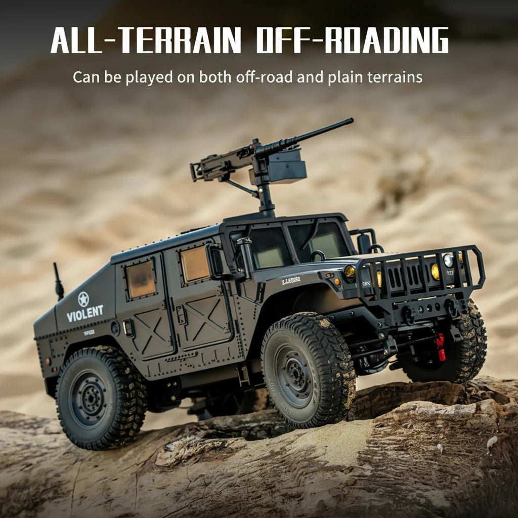JJRC C8835 1:16 4WD RC Military Jeep with LED Lights