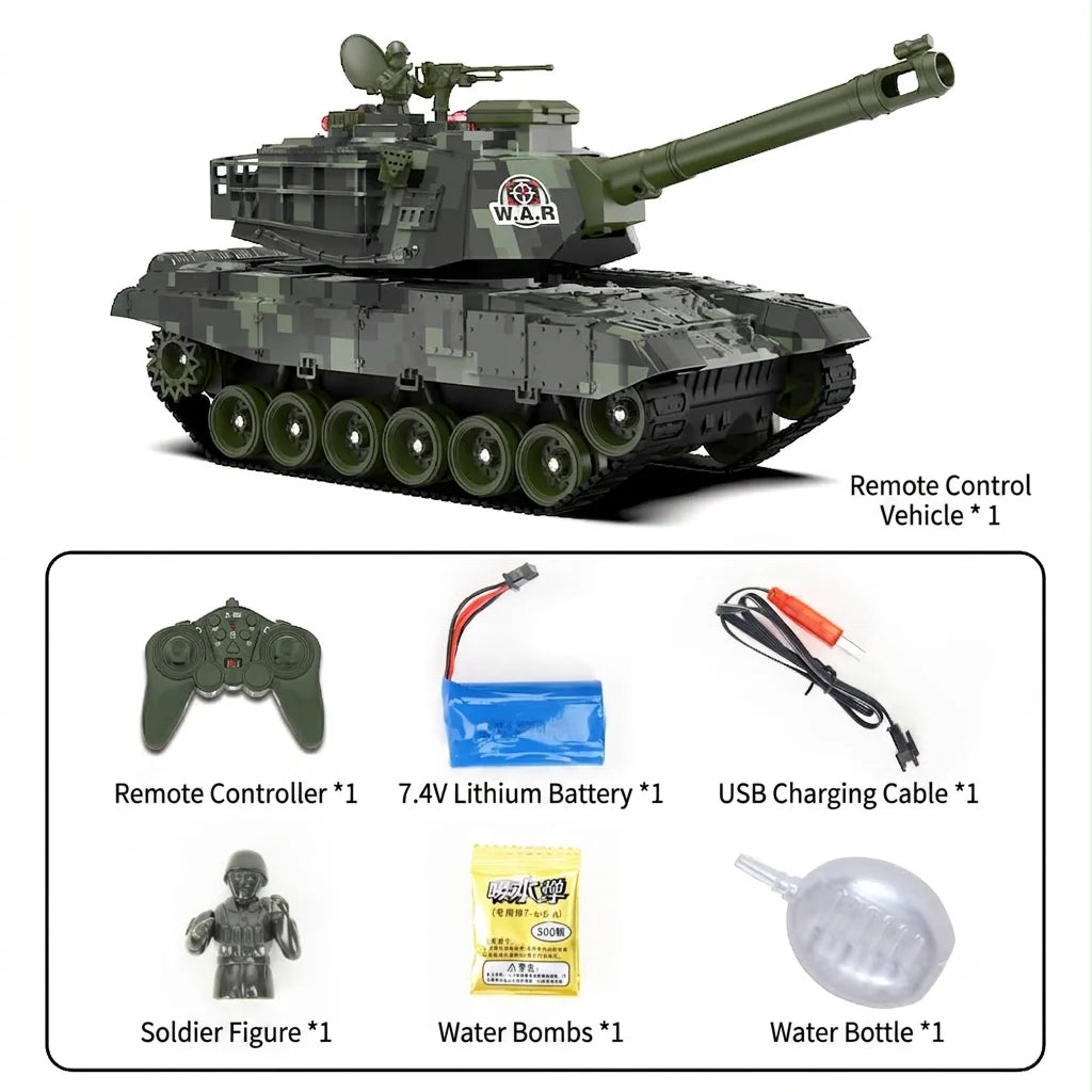 JJRC Q131 Military Tank with Water Bomb RC
