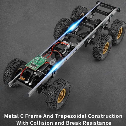 JJRC Q75 1:16 6WD Military RC Rock Crawler Truck