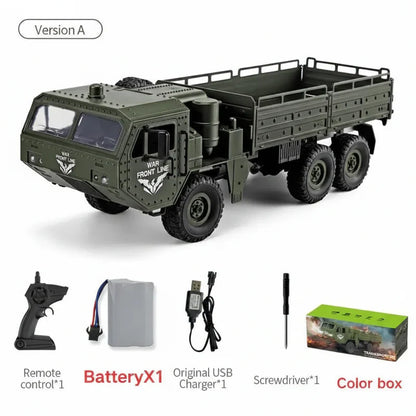 JJRC Q75 1:16 6WD Military RC Rock Crawler Truck
