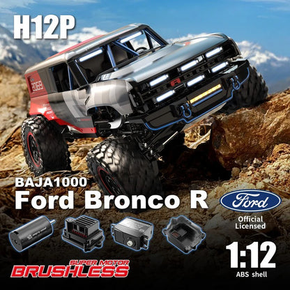 MJX H12P 1:12 Ford Bronco RTR Crawler 3650 Brushless