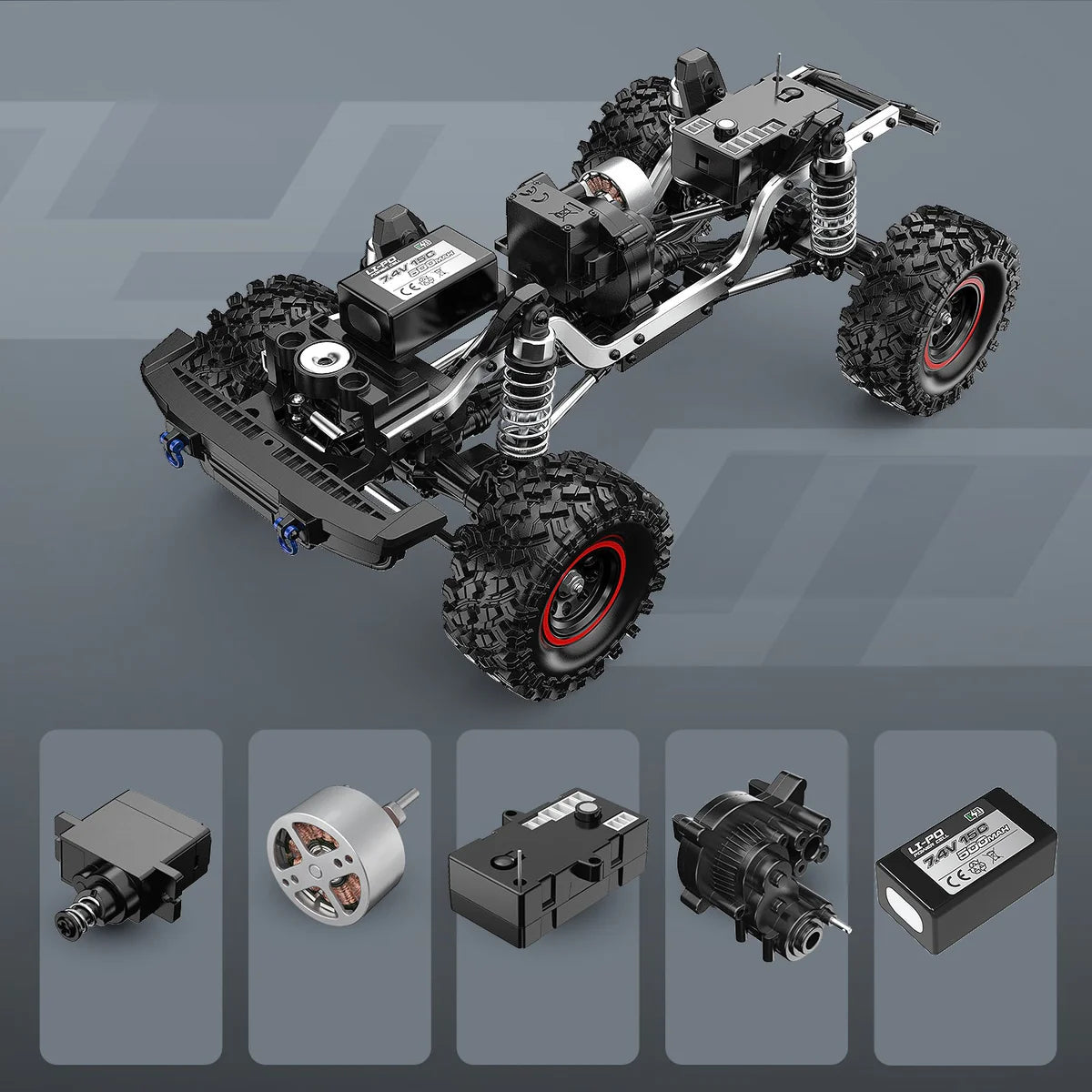 MJX Hyper Go H18P 1:18 Ford Bronco R Off road Crawler 4WD Brushless RC Car