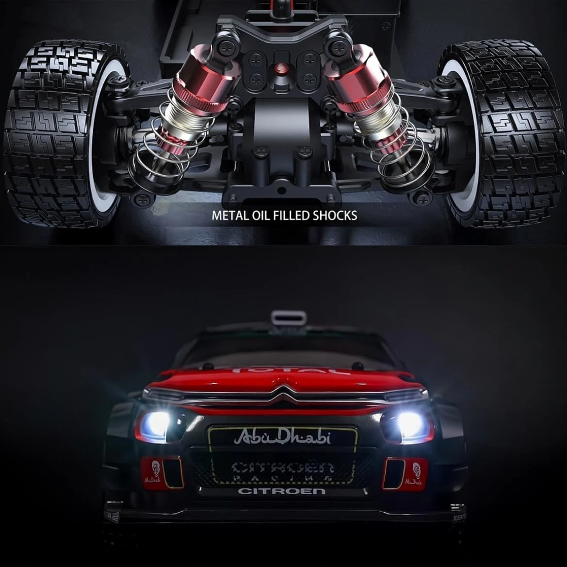 MJX Hyper Go 7303DC 1:7 WRC C3 RC Car