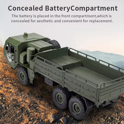 JJRC Q75 1:16 6WD Military RC Rock Crawler Truck
