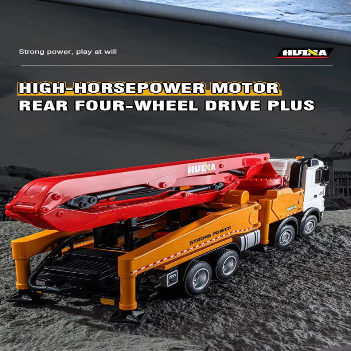 Huina 1381 1:18 Concrete Pump Truck