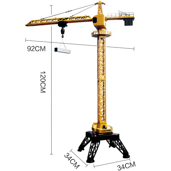 Huina 1585 12 channel Rc Alloy Tower Crane 2026 Edition