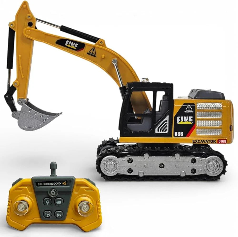 TRASPED HG4-413 1:64 RC Excavator – App & Remote Control with Lights & Sounds