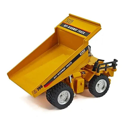 TRASPED HG4-414 1:64 RC Dump Truck – App & Remote Control with Lights & Sounds