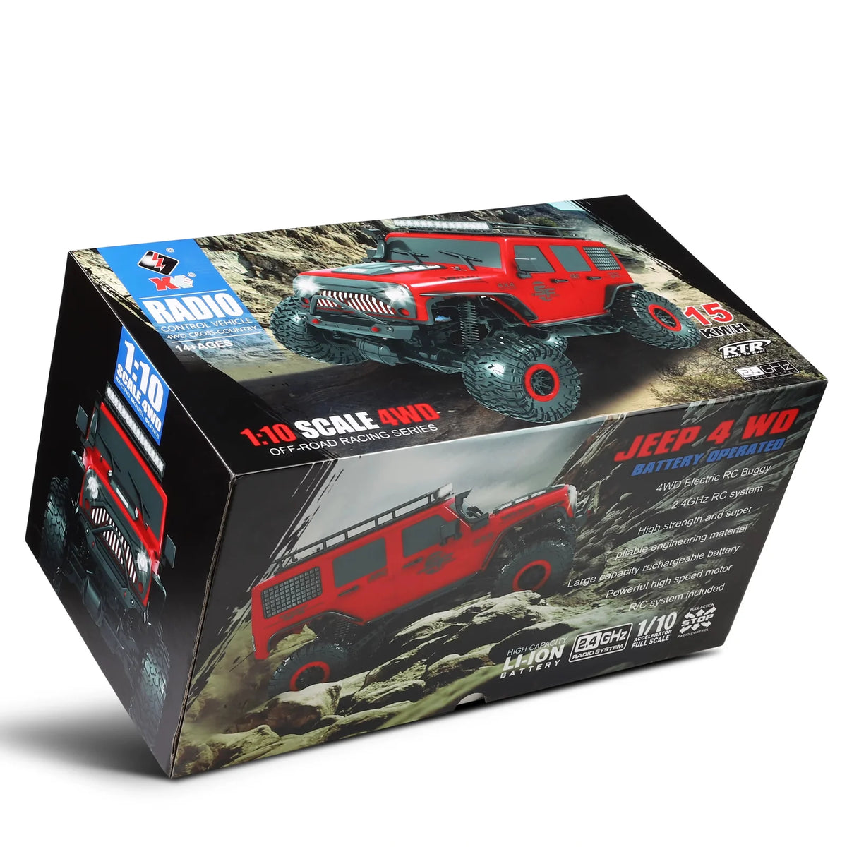 WL Toys 104311 1:10 Jeep Wrangler 4WD Off-Road RC Crawler