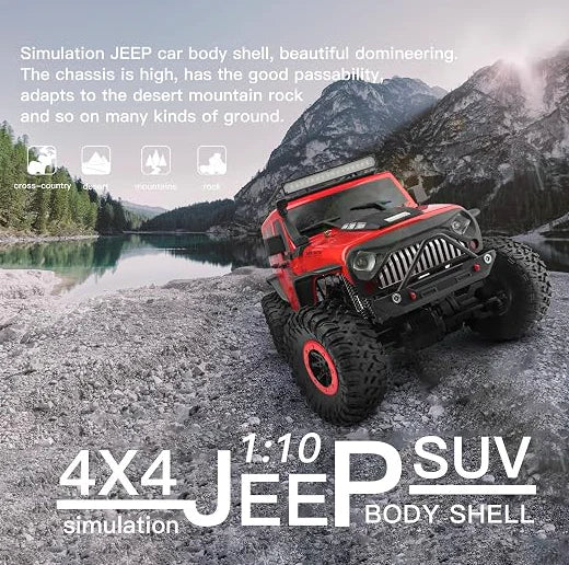 WL Toys 104311 1:10 Jeep Wrangler 4WD Off-Road RC Crawler
