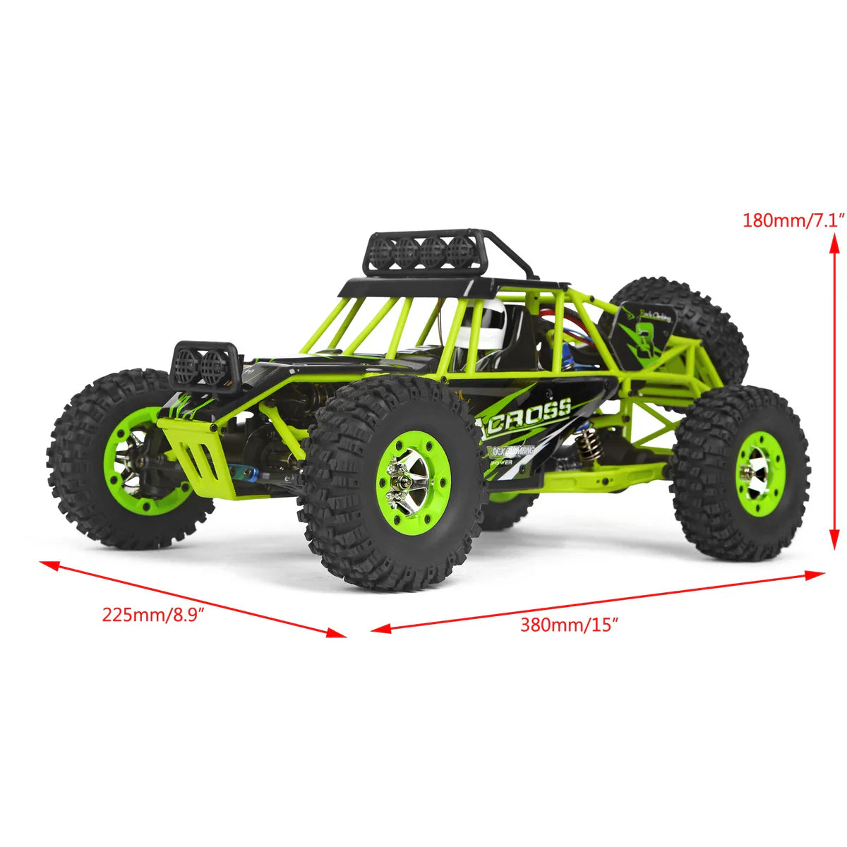 Wltoys XK 12427 1:12 4WD Brushed RC Crawler