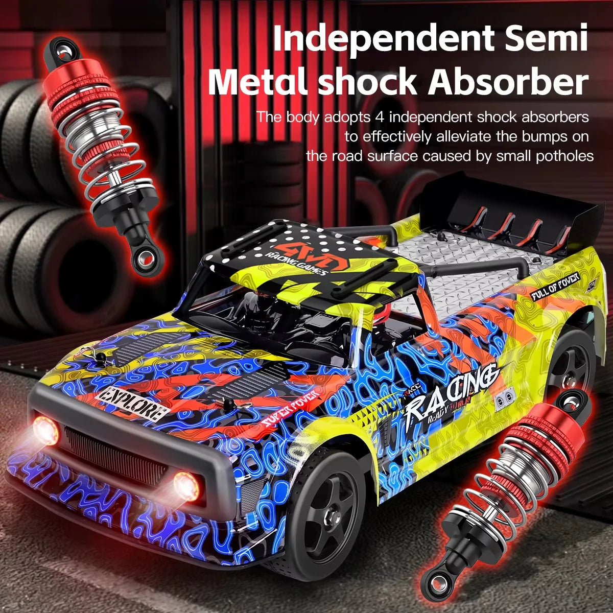 Wltoys 124020 1:12 4WD Brushless Drift Racing RC Car 60KM/H
